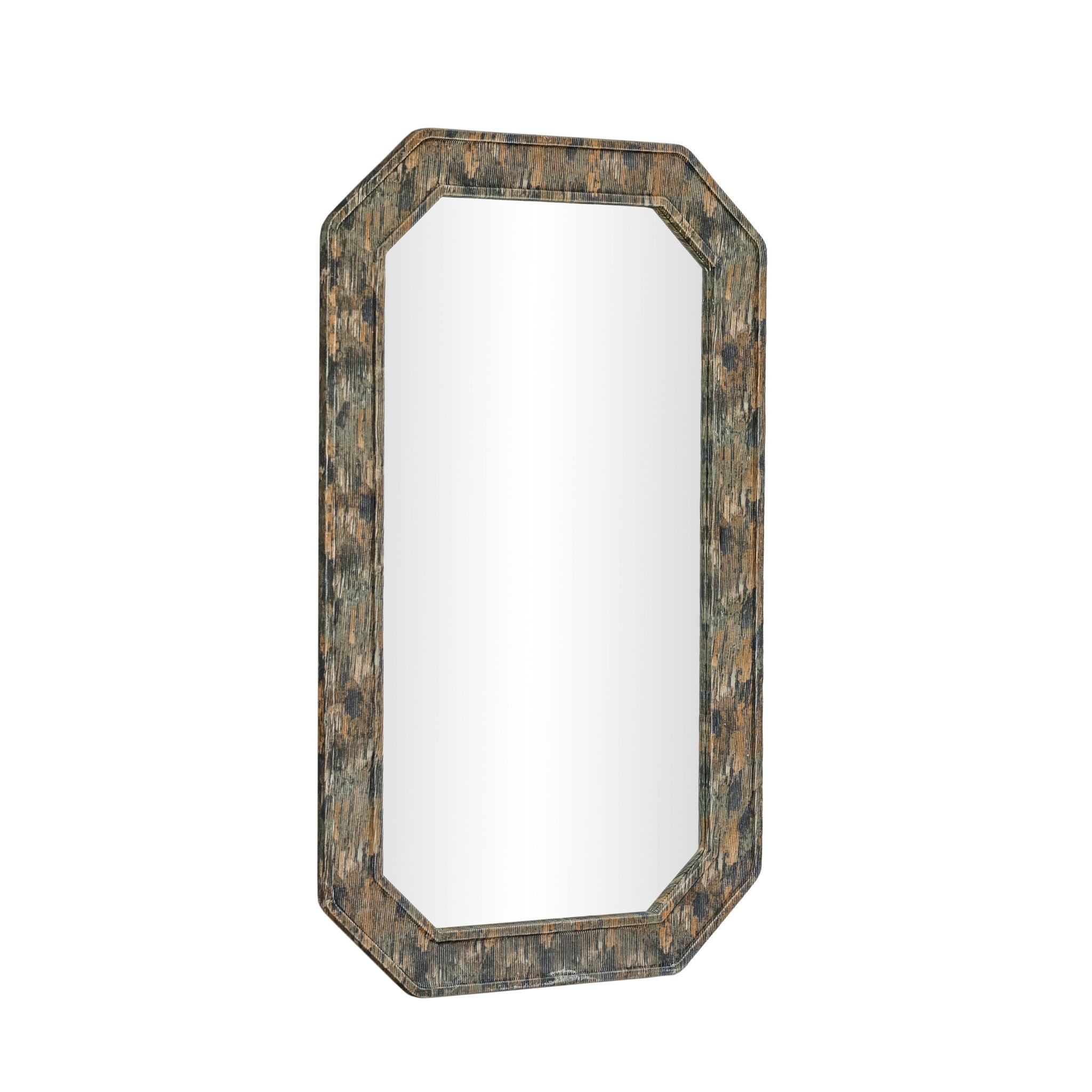 Charlene - 35" x 59" Jewel Wall Mirror - Watercolor Print
