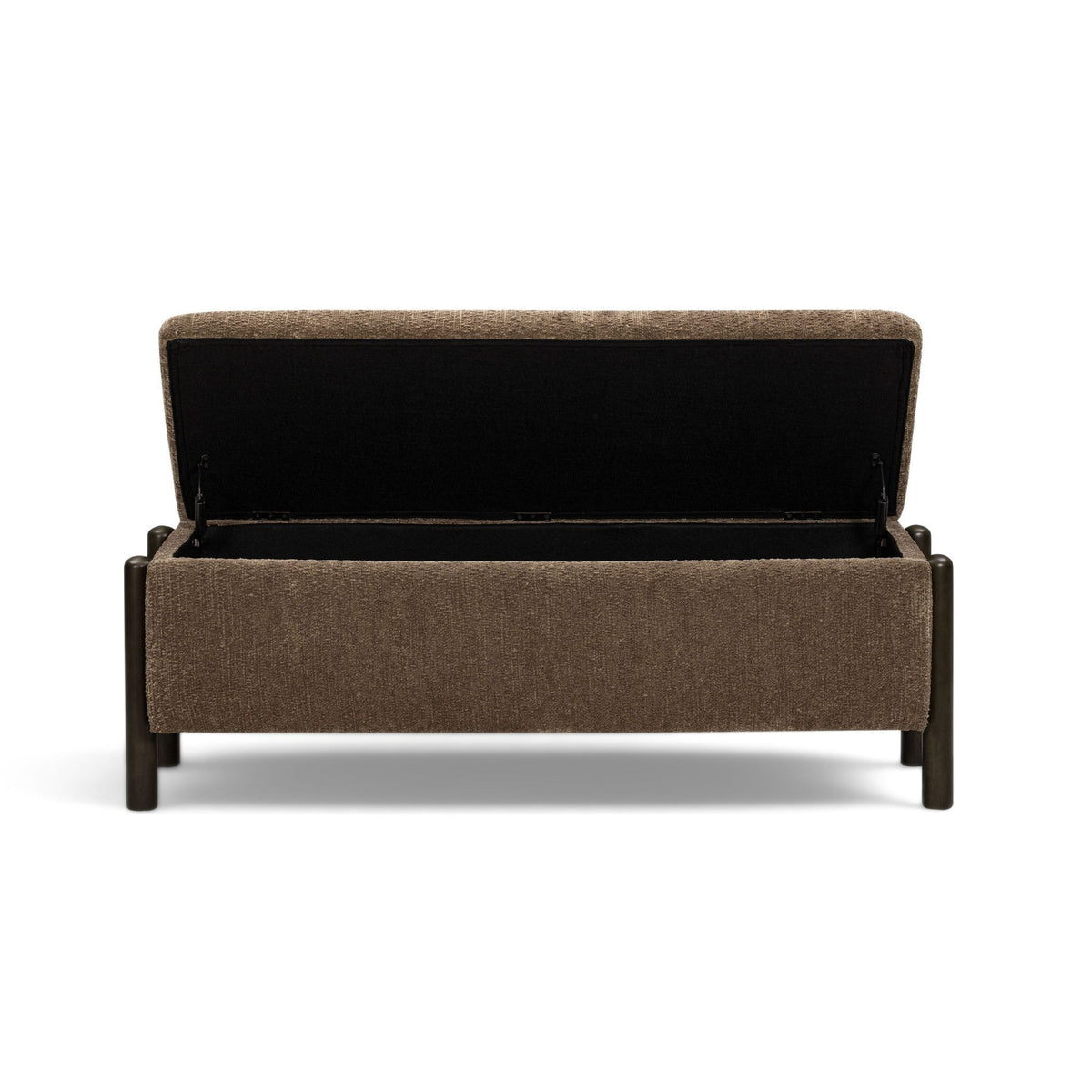 Abby - Nubby Fabric Storage Bench