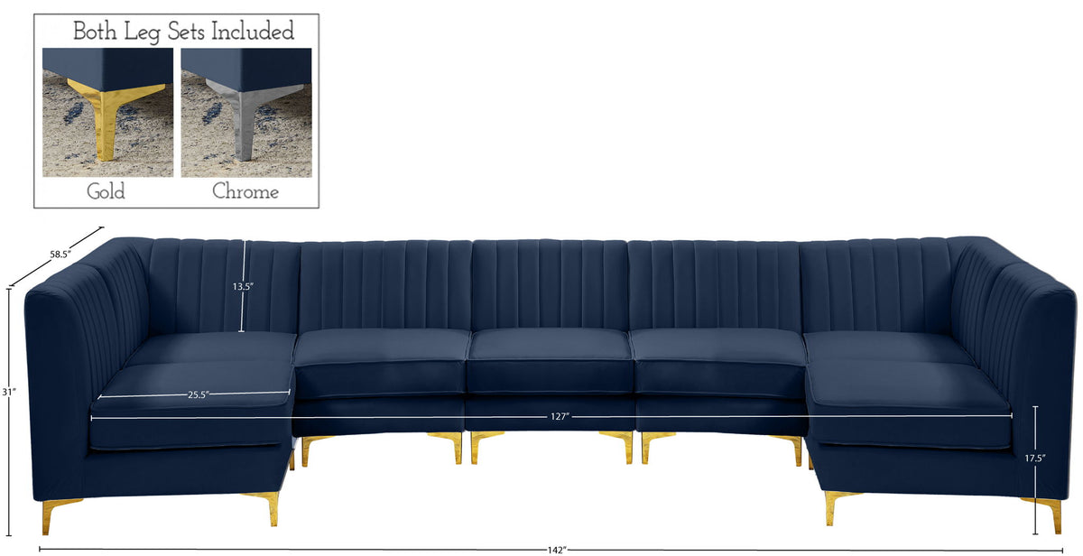 Alina - 7 Piece Modular Sectional