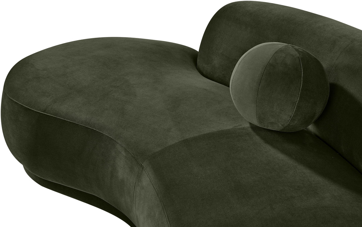 Avra - 86" Velvet Performance Fabric Upholstered Sofa