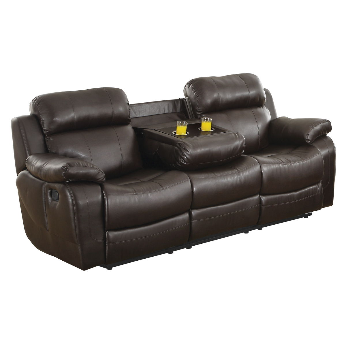 Marille - Double Reclining Sofa With Center Drop-Down Cup Holders