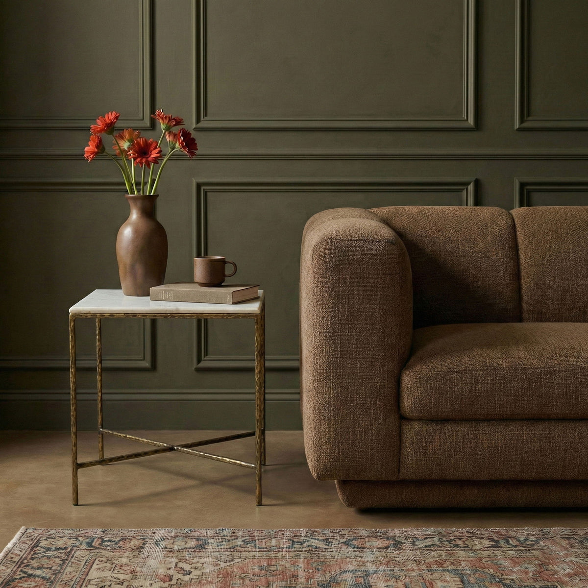 Valen - Marble And Iron Table