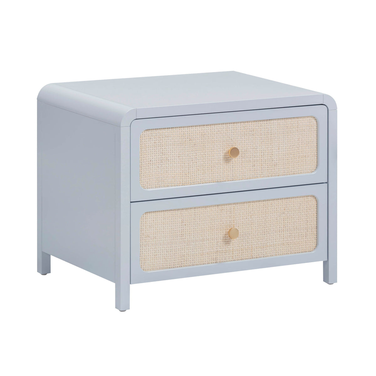 Patty - Rattan 2-Drawer Nightstand