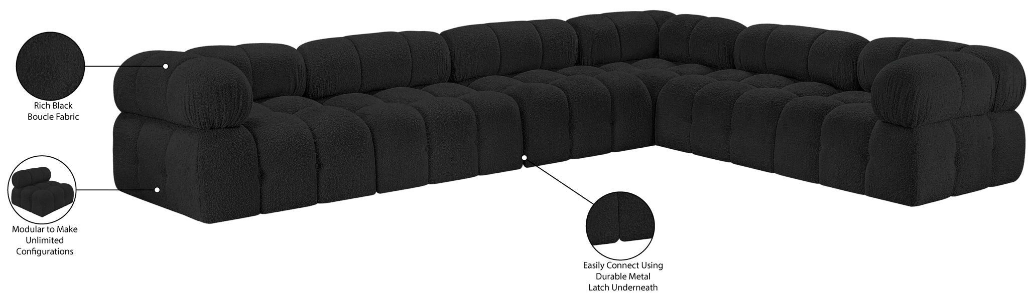 Ames - 6 Piece Modular Corner Sectional