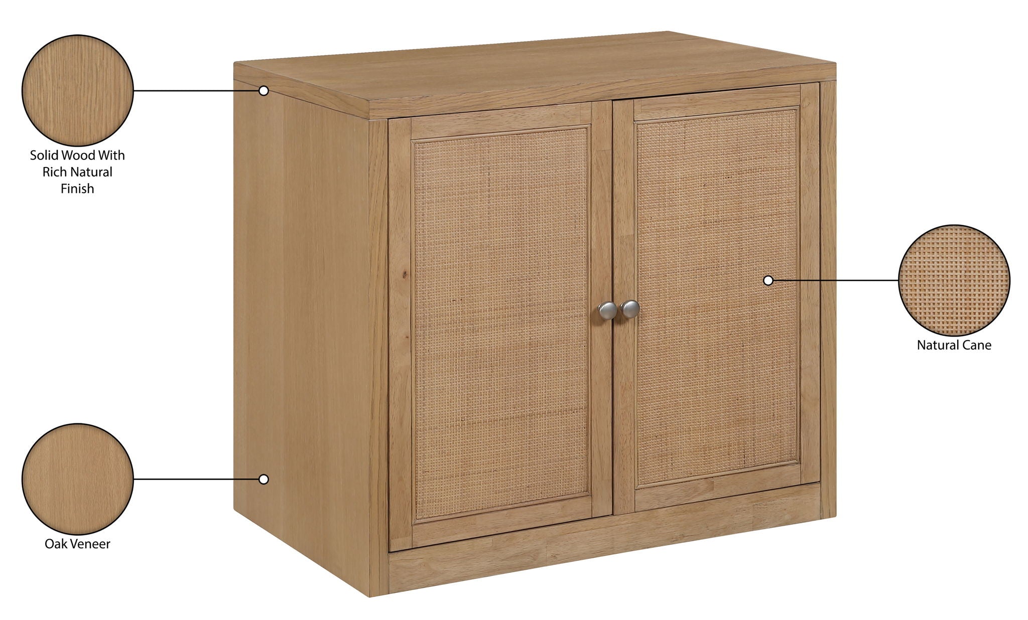 Vero - Solid Wood And Oak Venee Sideboard/Buffet