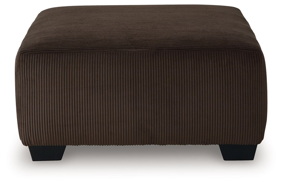 Kimlee - Oversized Accent Ottoman - Chocolate