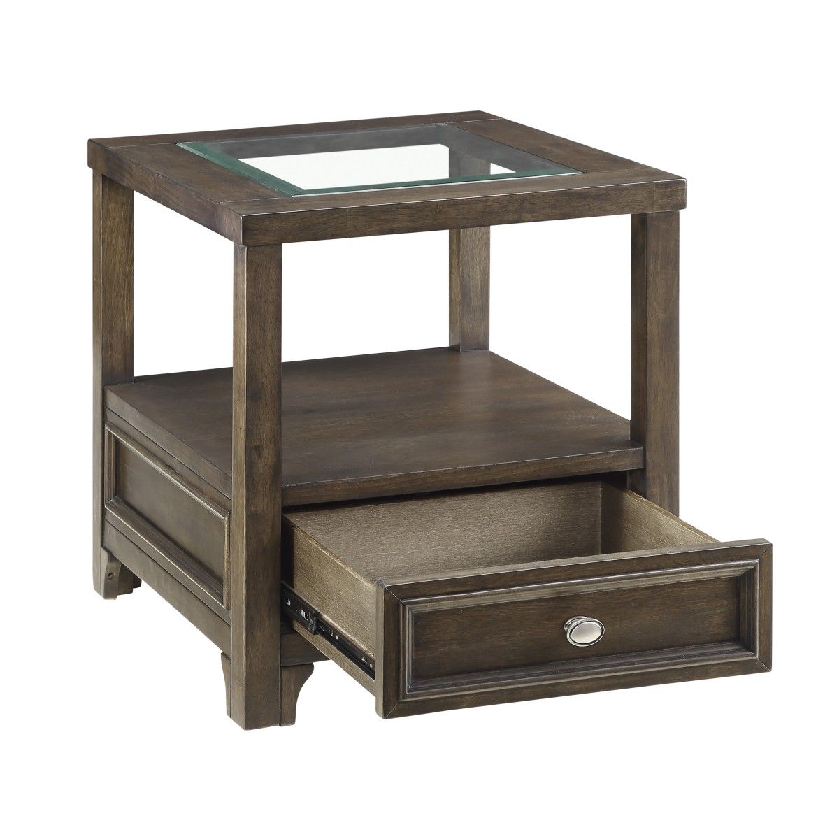 Auburn - End Table - Brown