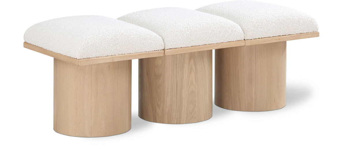 Pavilion - 3 Piece Modular Bench With Natural Base
