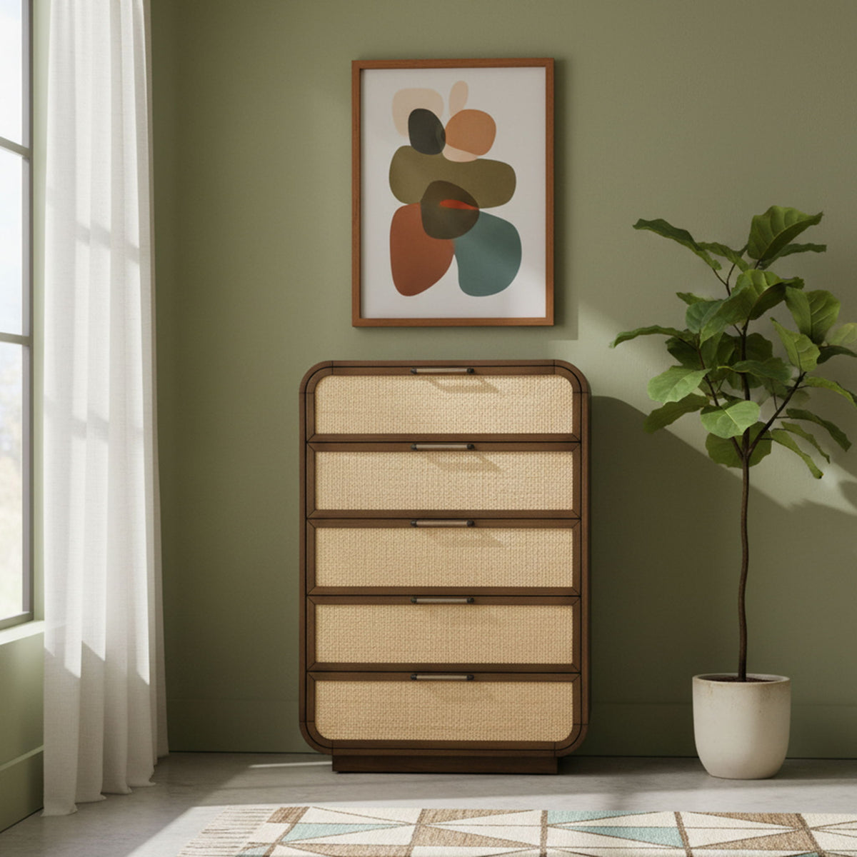 Windsor - Solid Wood Chest - Brown