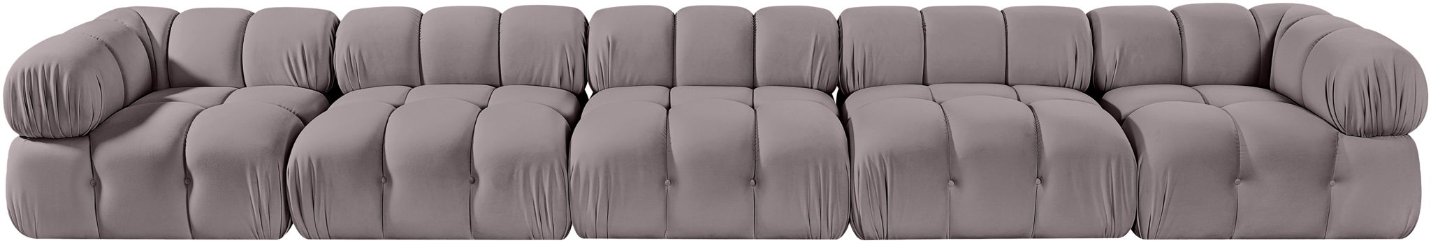 Orin - Fabric Velvet 5 Piece Modular Sofa