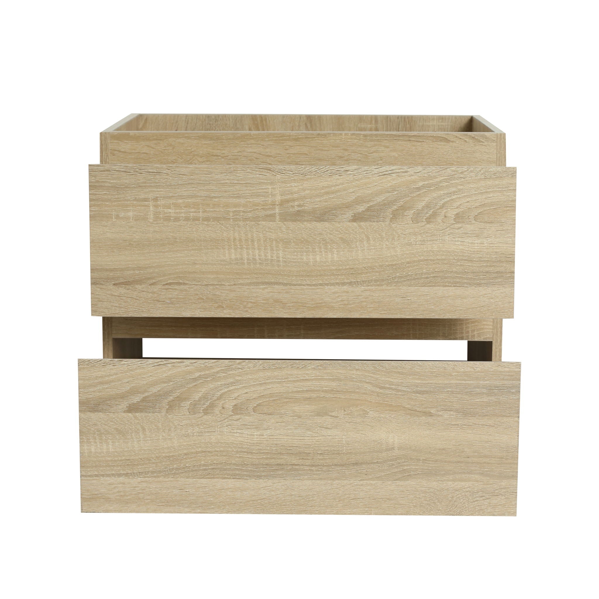 Wall Mounted Bathroom Vanity & Sink, 2 Soft Close Drawers