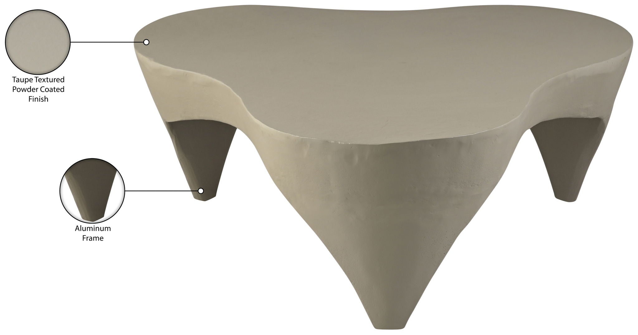Bourges - Aluminum Table