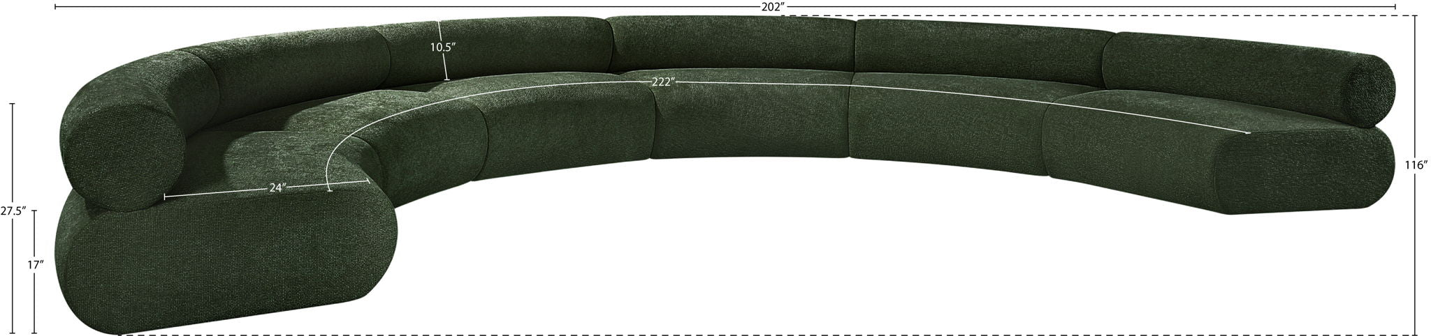 Bale - 6 Piece U-Shaped Modular Sofa