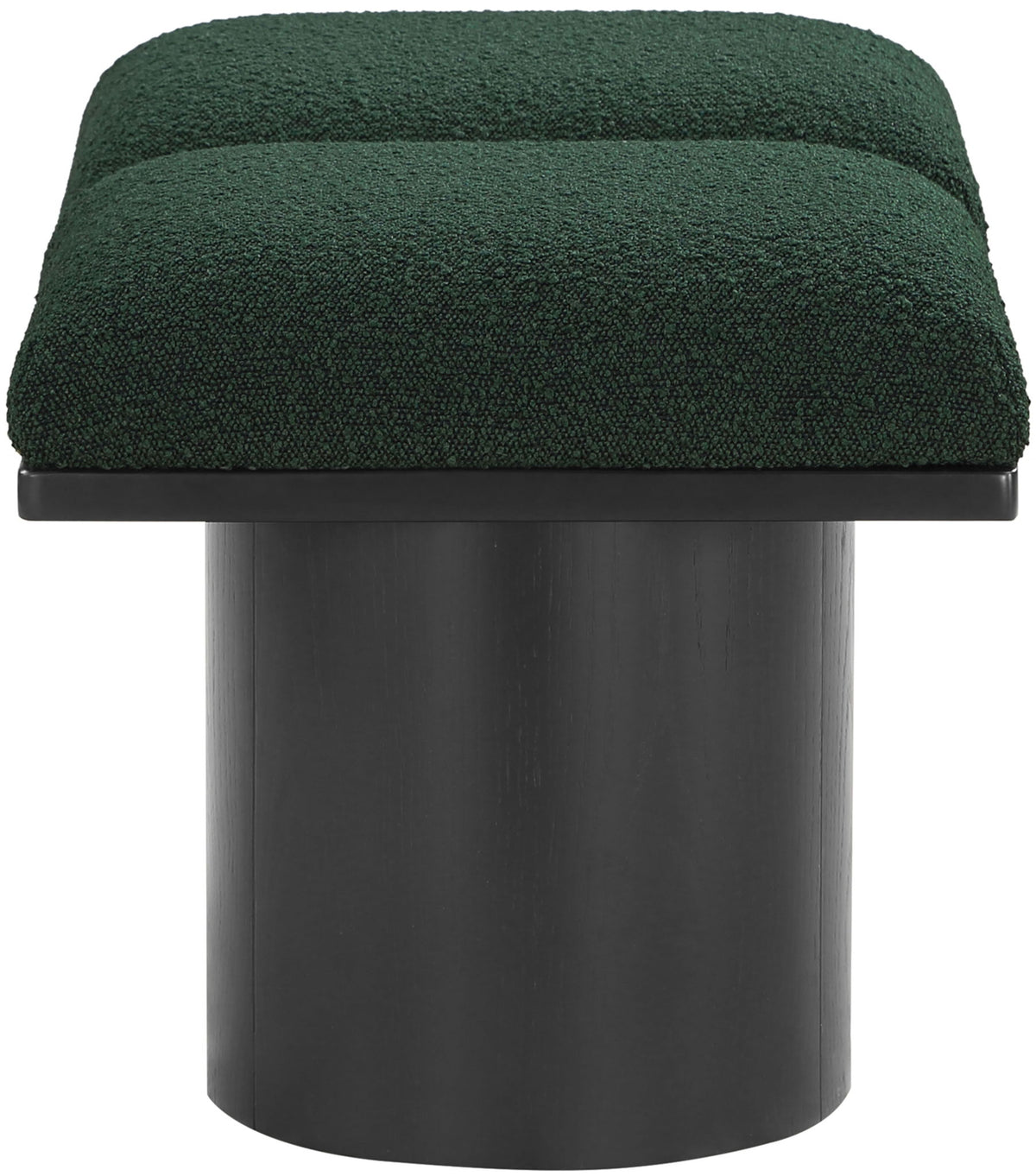 Pavilion - 2 Piece Modular Bench With Black Base