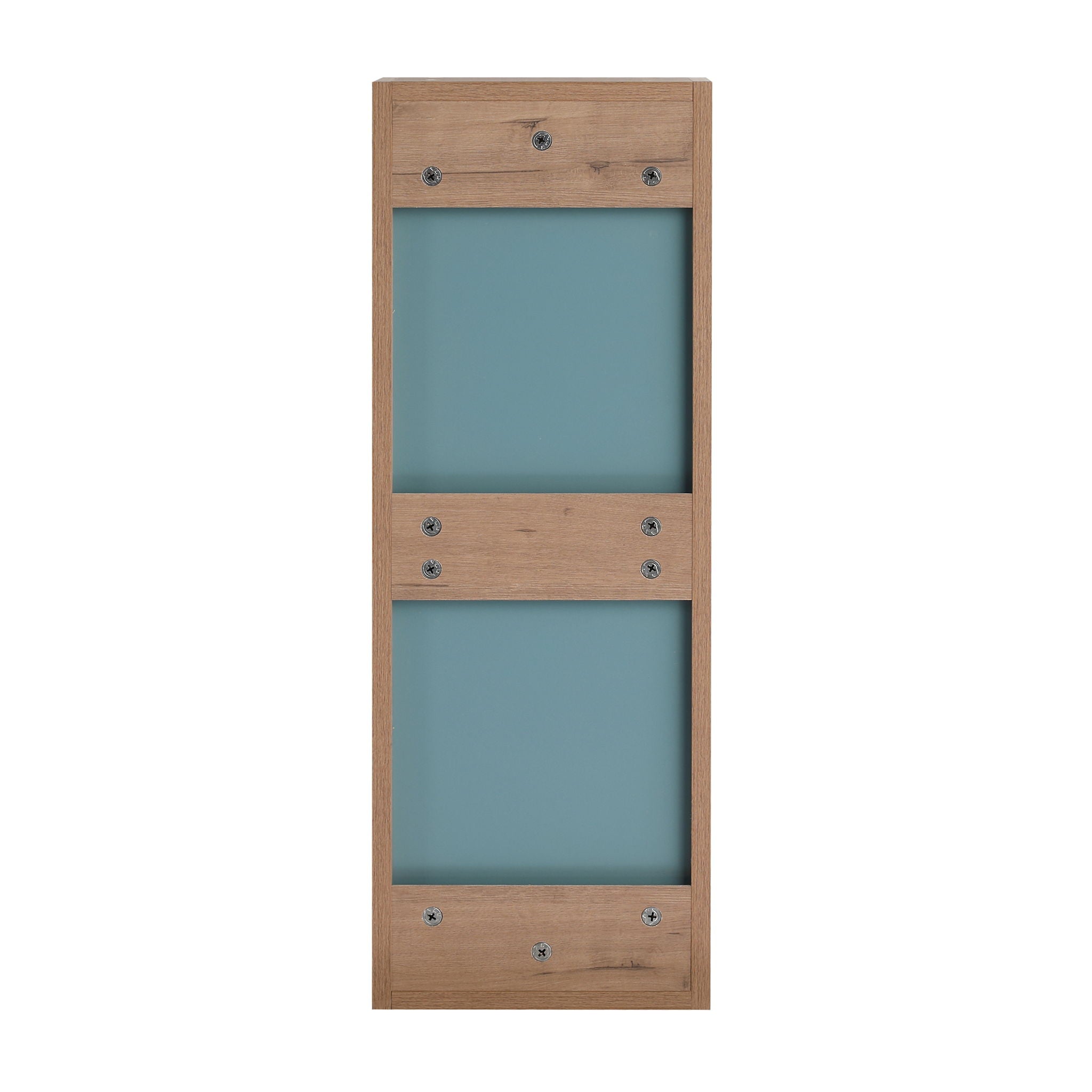 10" Wall Mounted Storage Cabinet, Bathroom Cabinet With Soft Close Door - Imitative Oak