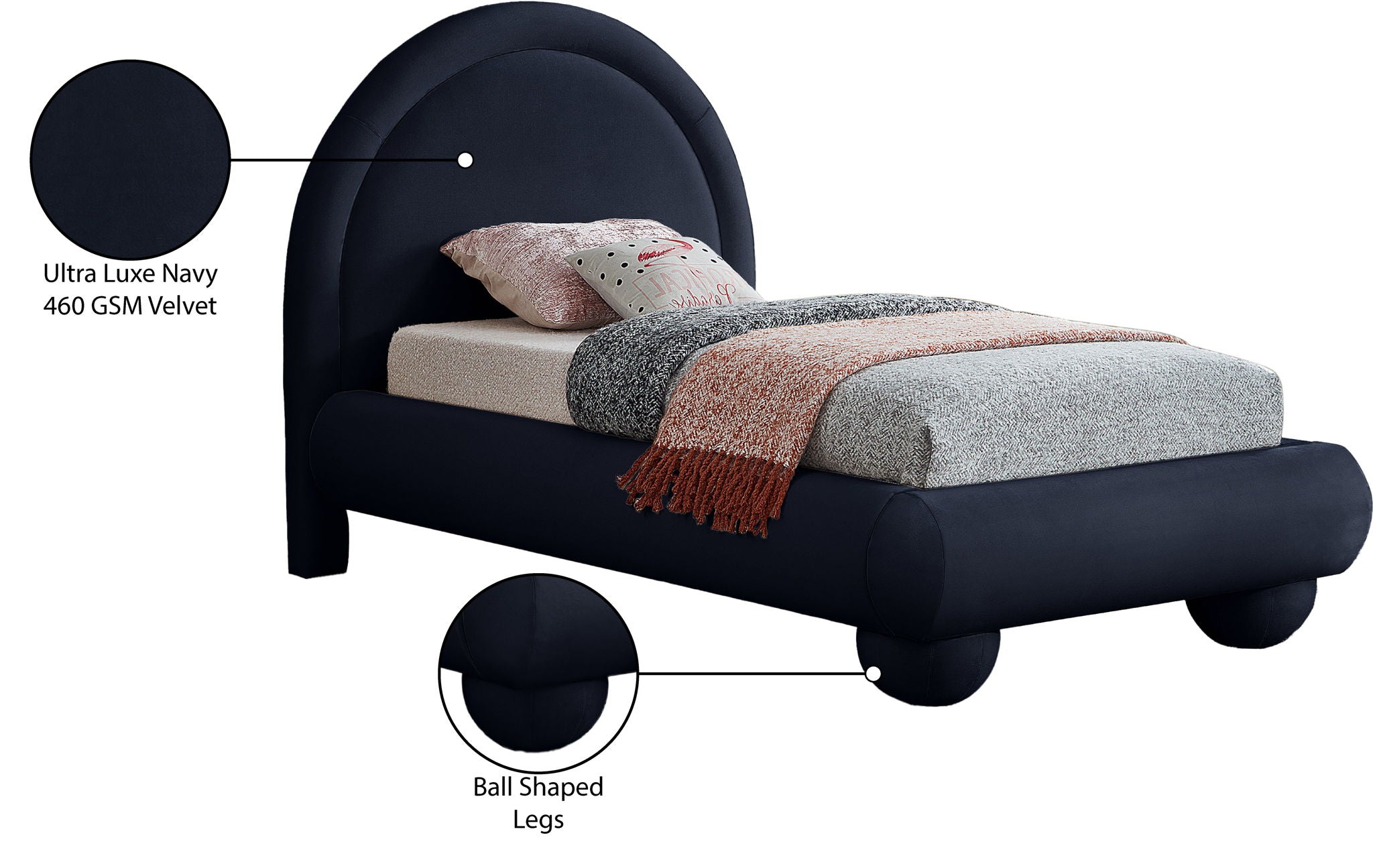 Madrid - Upholstered Bed