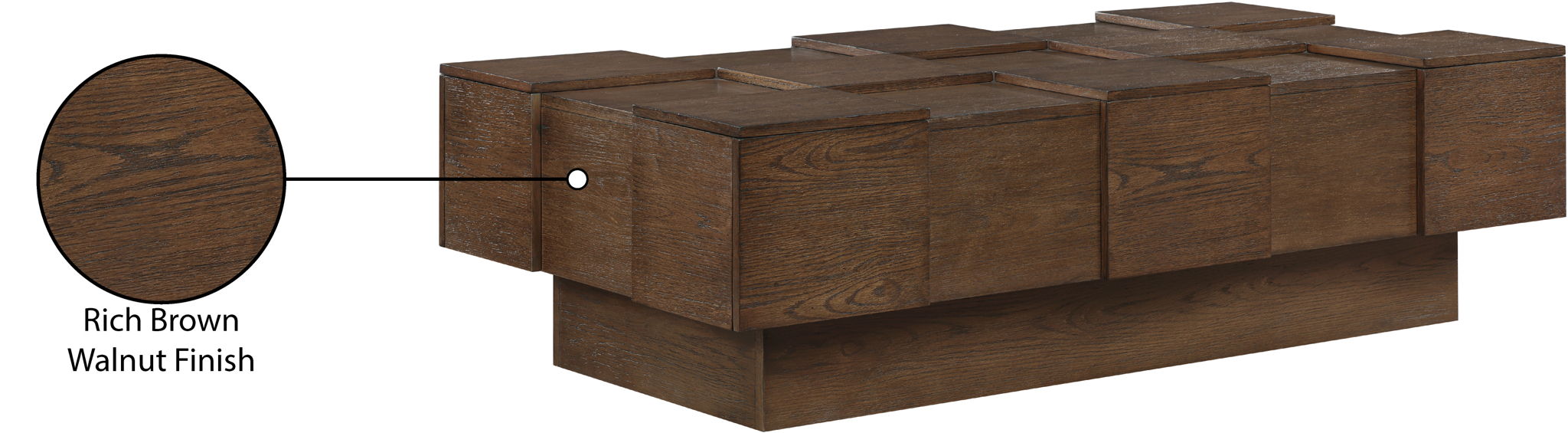 Anzio - Oak Veneer Coffee Table