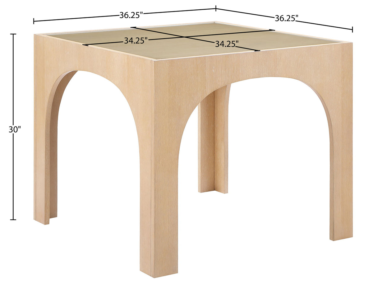 Waldorf - Tempered Glass Top Table
