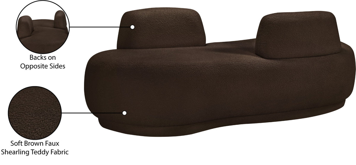Argyle - Teddy Fabric Chaise / Loveseat