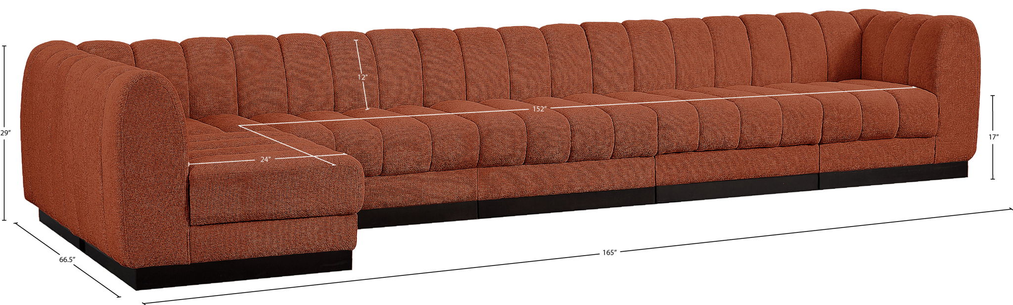 Quinn - 6 Piece Modular Sectional