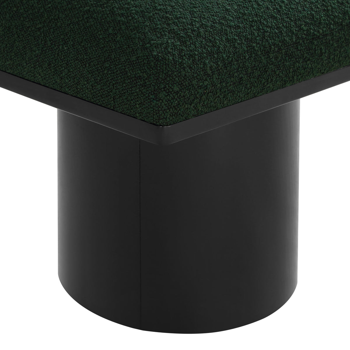 Pavilion - 4 Piece Modular Bench With Black Base