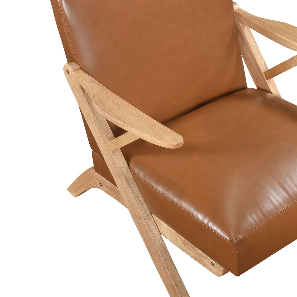 Gideon - Accent Chair Light Brown Base