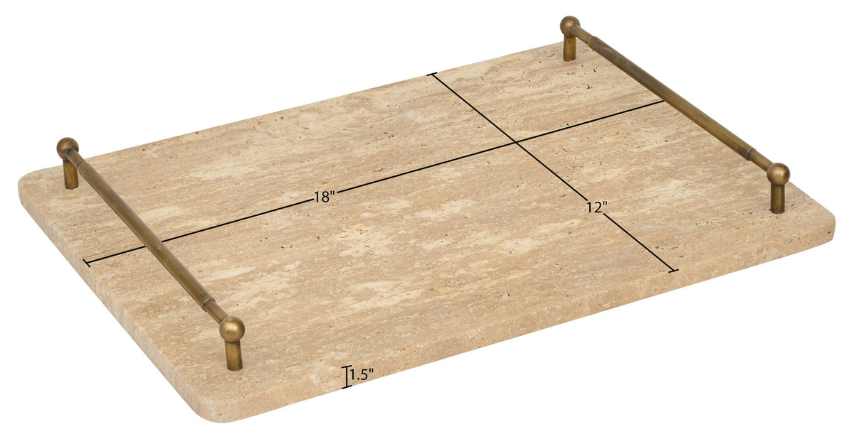 Nathan - Travertine Tray