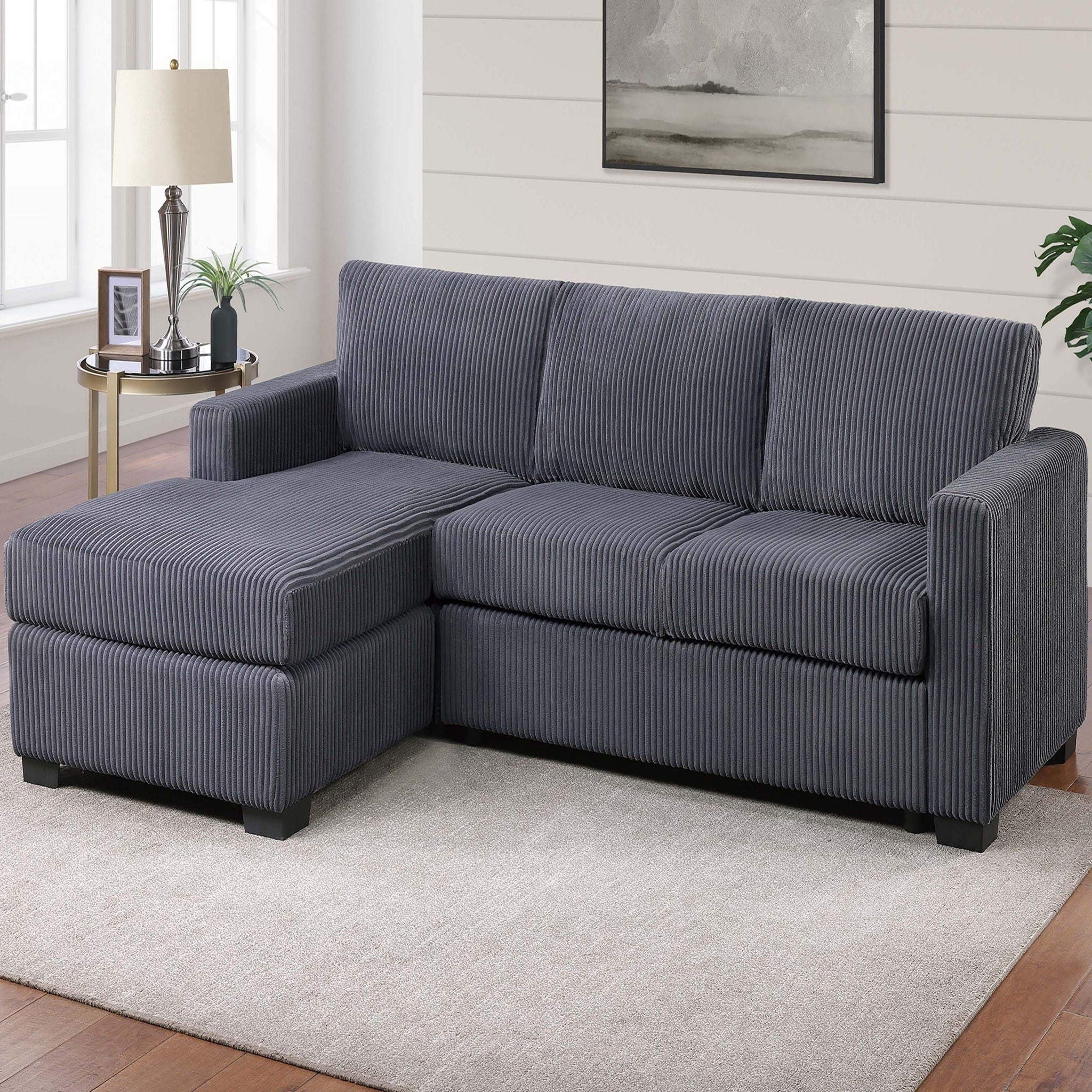 Modern L-Shaped Sectional Sofa