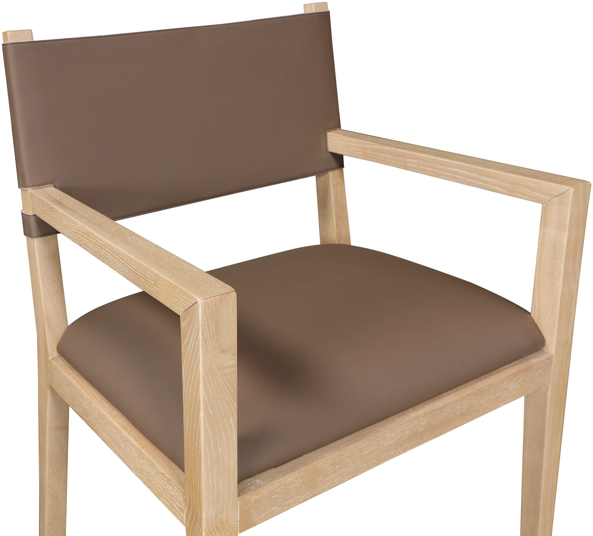 Avon - Vegan Leather Dining Arm Chair