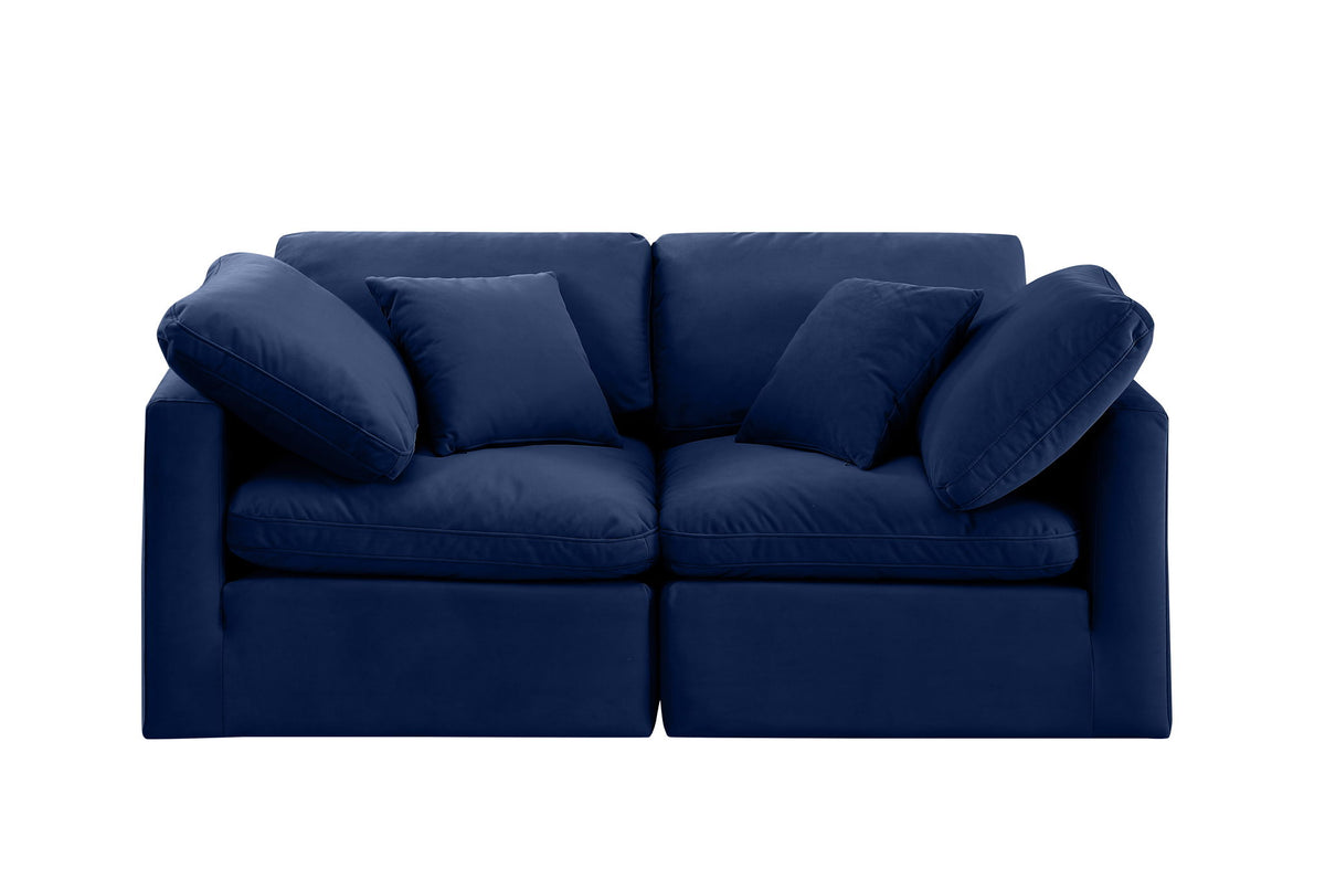Indulge - Velvet 2 Seat Modular Sofa