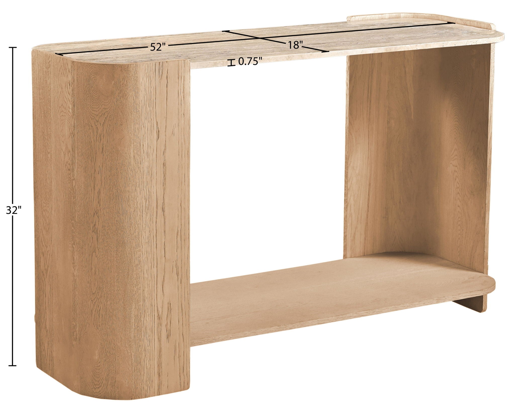 Calabria - Marble And Oak Wood Table