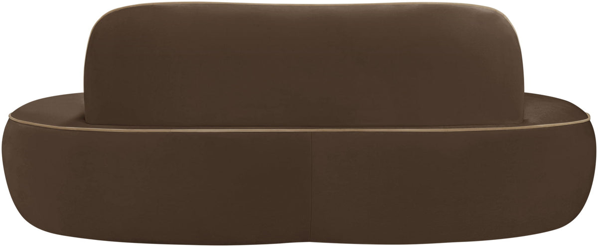 Swerve - Velvet 77" Upholstered Loveseat