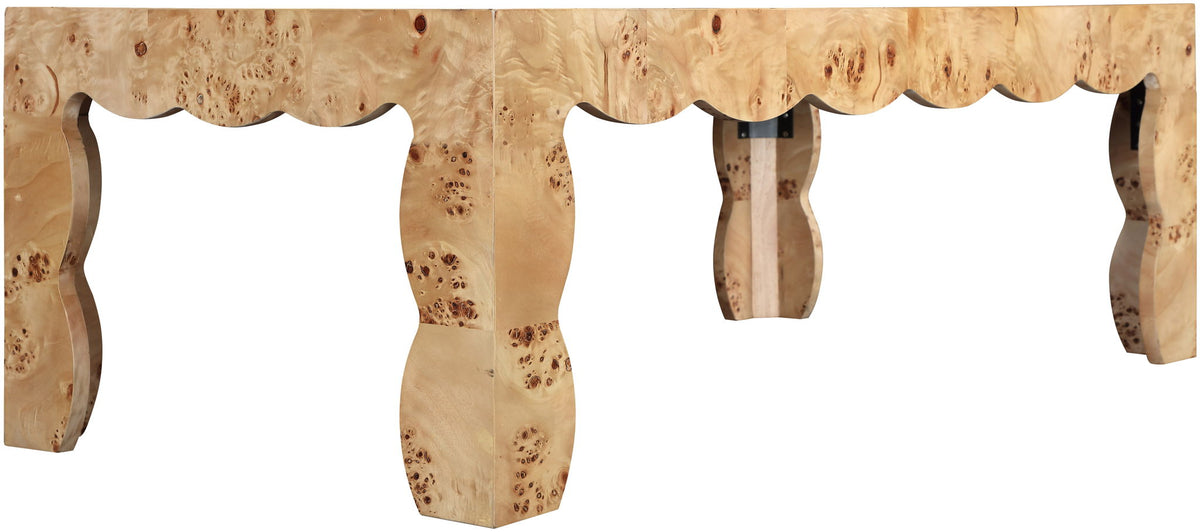 Vassa - Burl Veneer Coffee Table