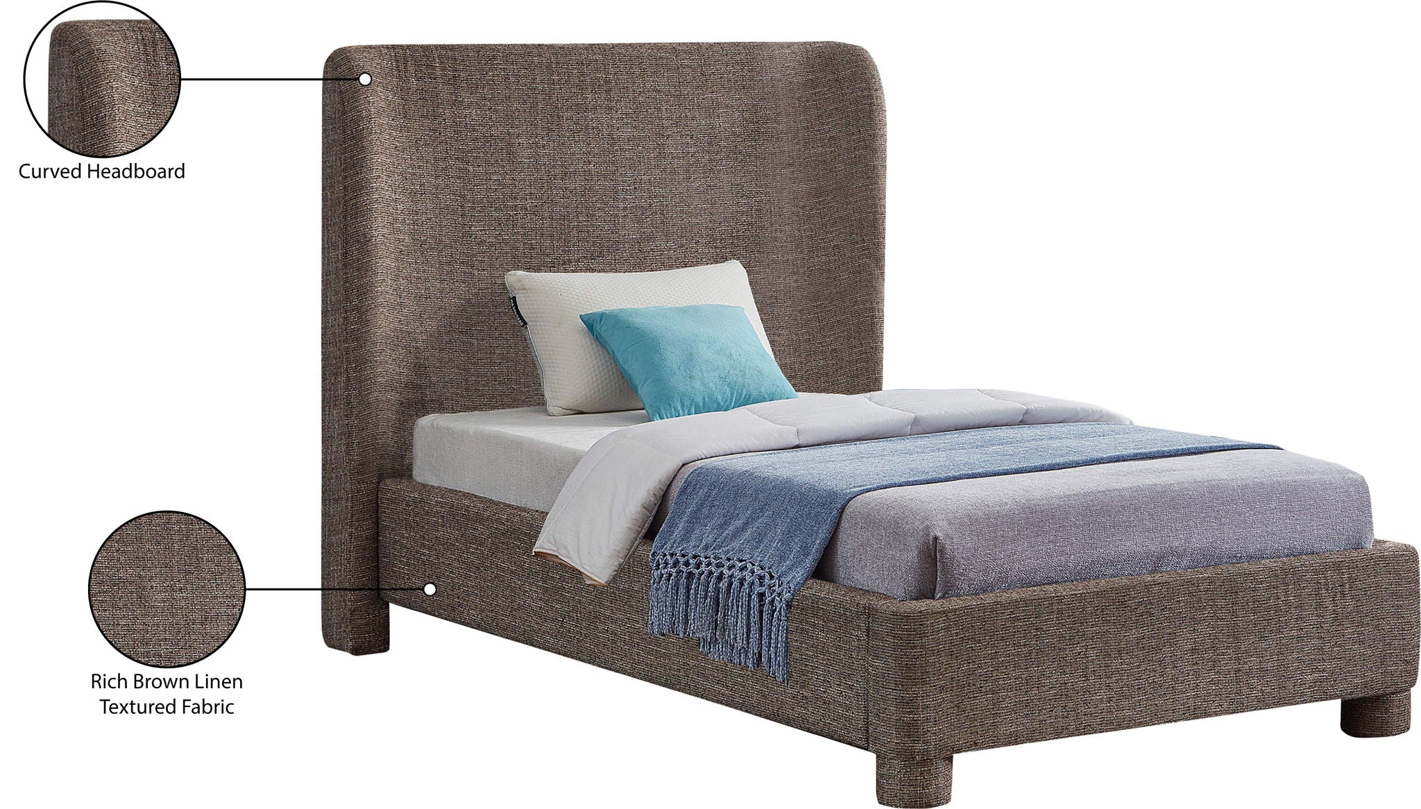 Penny - Polyester Fabric Bed