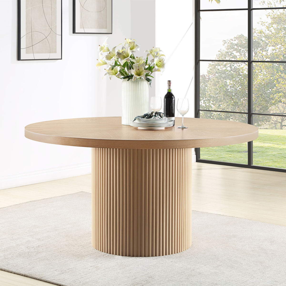 Belinda - Oak Veneer Table