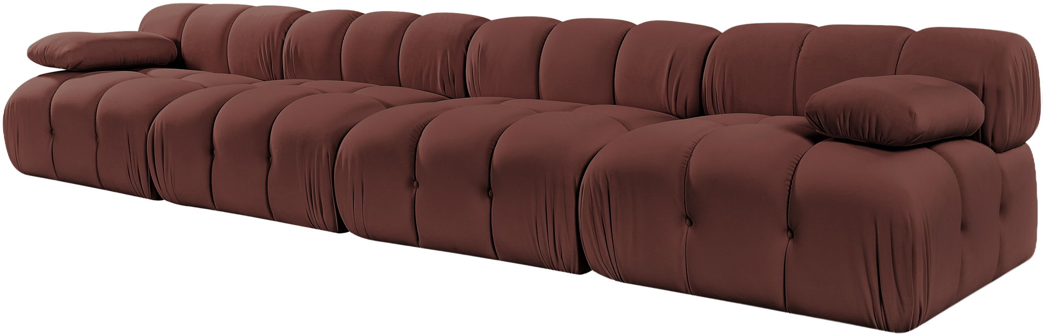 Orin - Velvet 4 Piece Modular Sofa