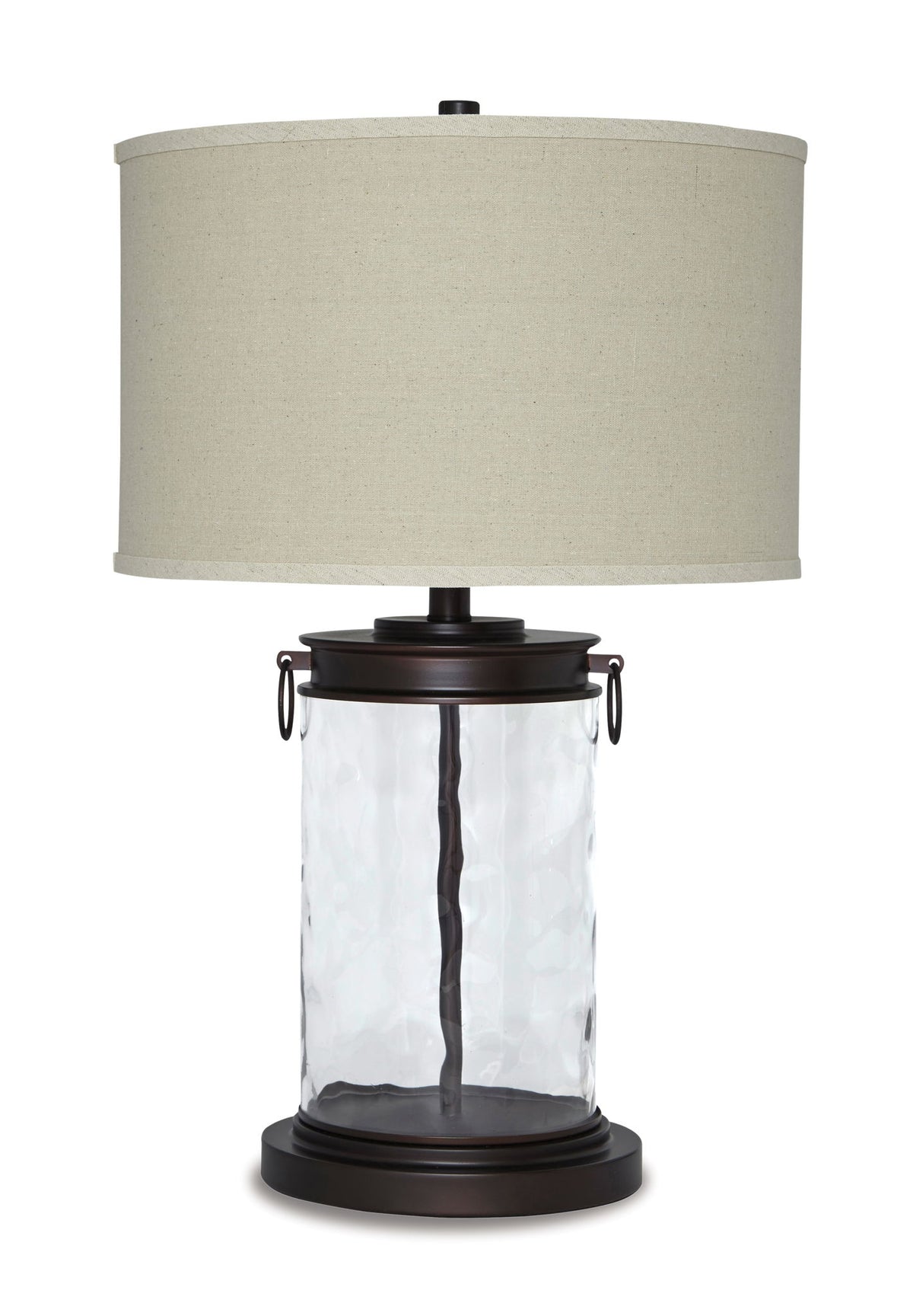 Tailynn - Glass Table Lamp - Clear / Bronze Finish