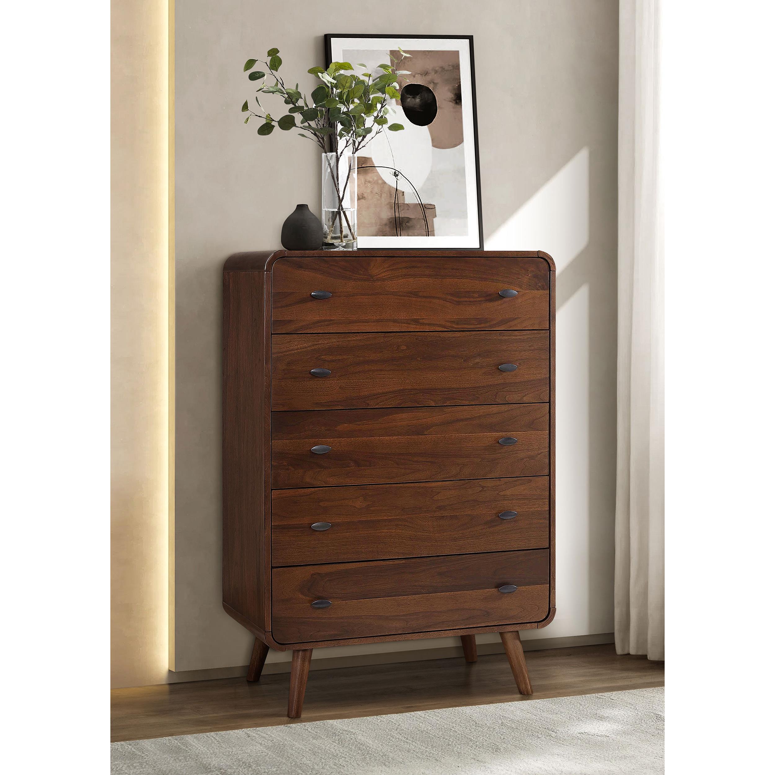 Diamond Modern Furniture COA Robyn 5-Drawer Chest 205135 IMAGE 9
