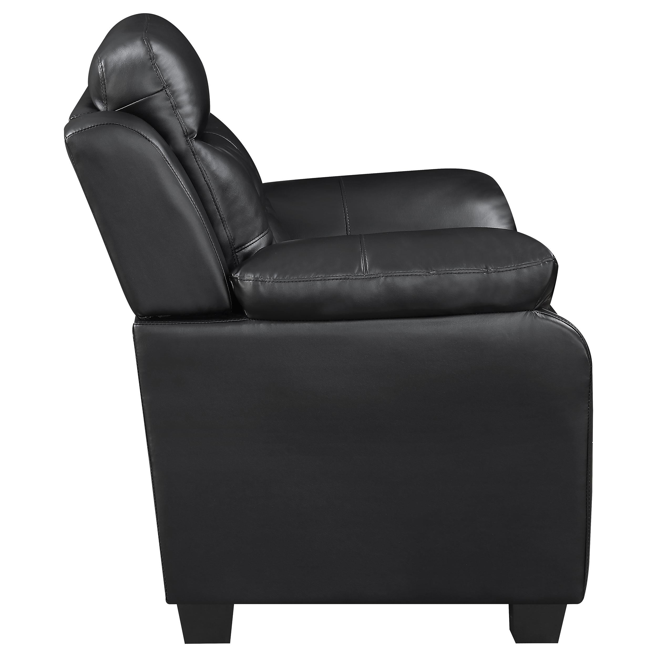 Diamond Modern Furniture COA Finley Stationary Leatherette Loveseat 506552 IMAGE 6