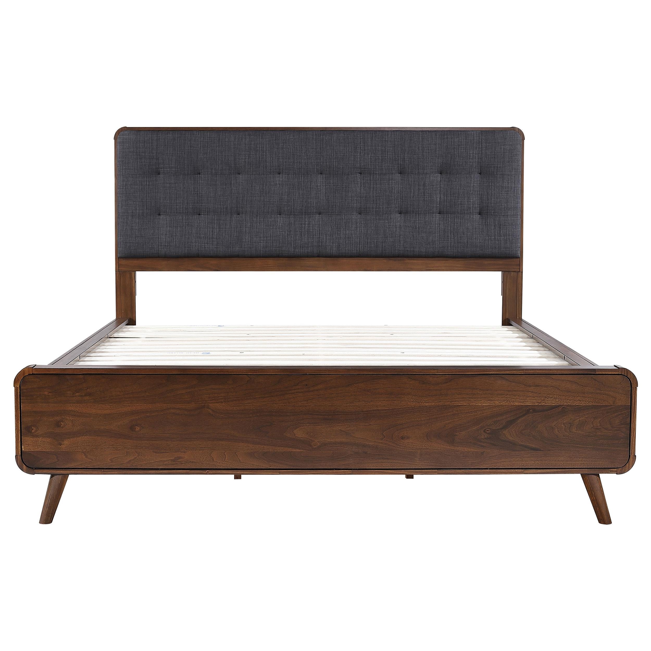 Diamond Modern Furniture COA Robyn California King Upholstered Panel Bed 205131KW IMAGE 3