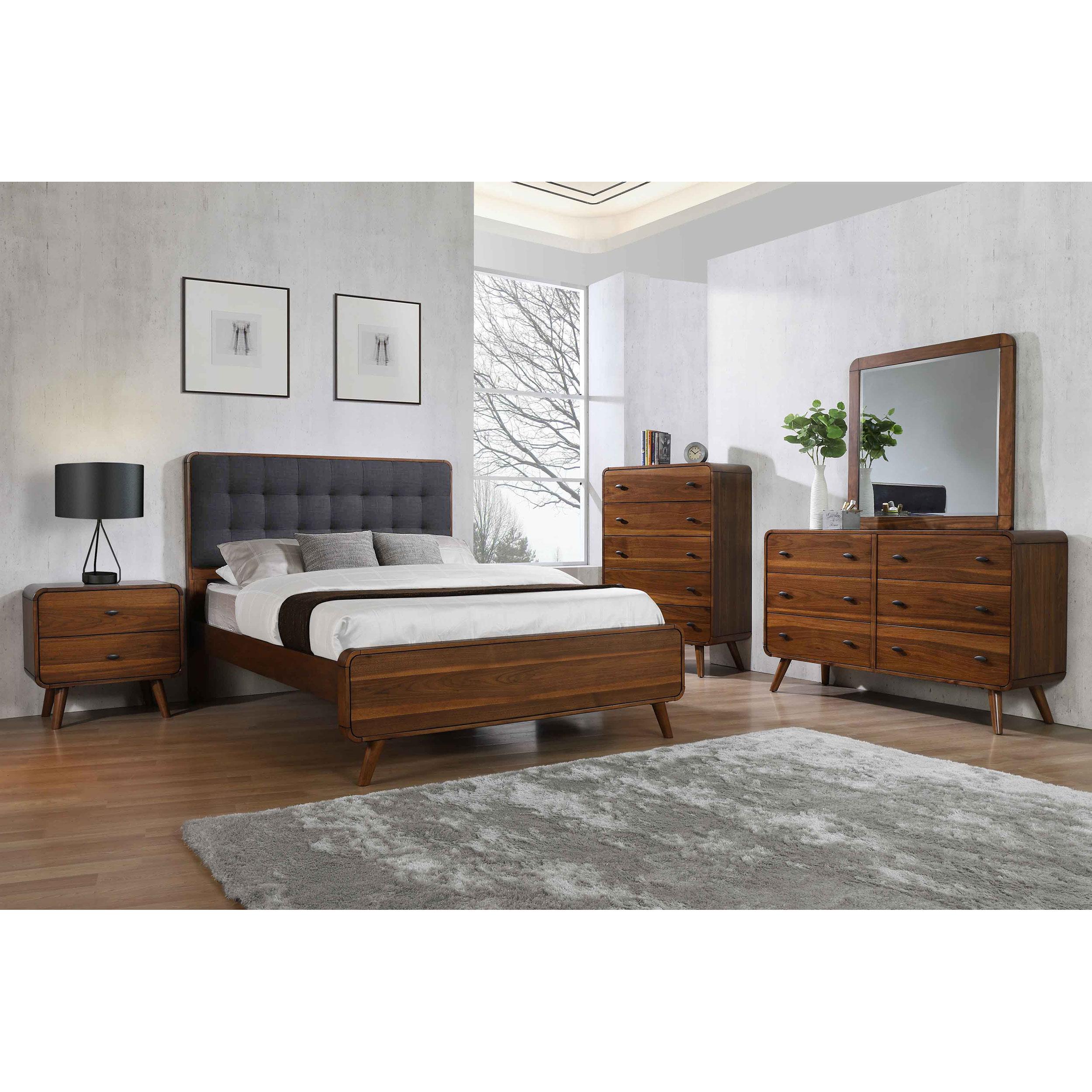 Diamond Modern Furniture COA Robyn Queen Upholstered Panel Bed 205131Q IMAGE 7