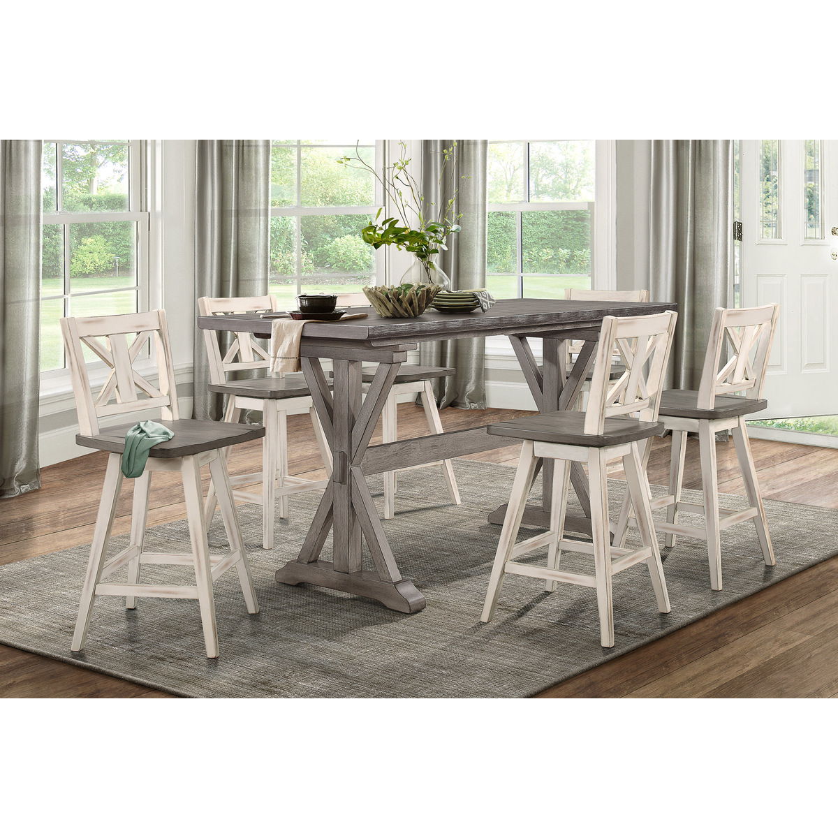 Amsonia - Counter Height Table - Gray
