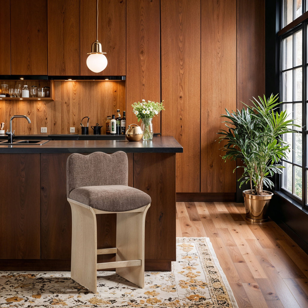 Shaw - Counter Stool - Natural Base