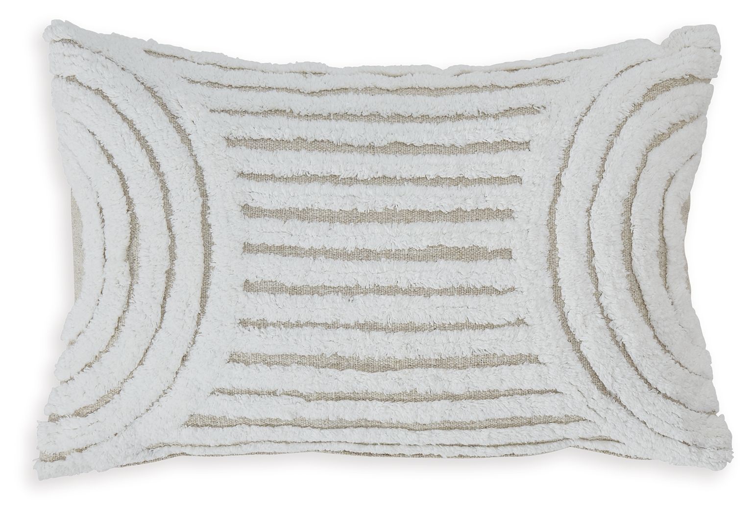 Farissen - Pillow (Set of 4) - White / Tan