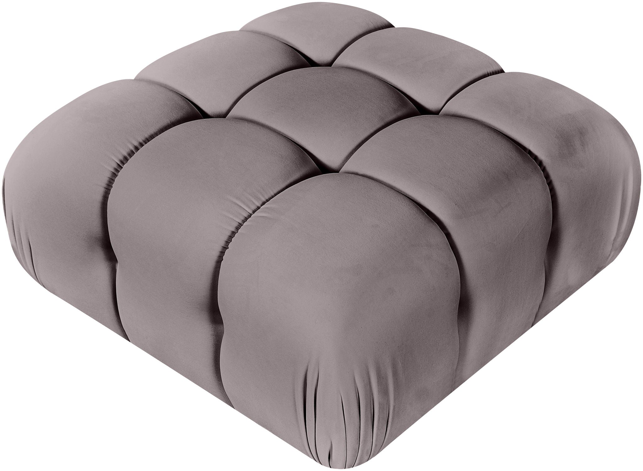 Orin - Velvet Performance Fabric Upholstered Modular Ottoman