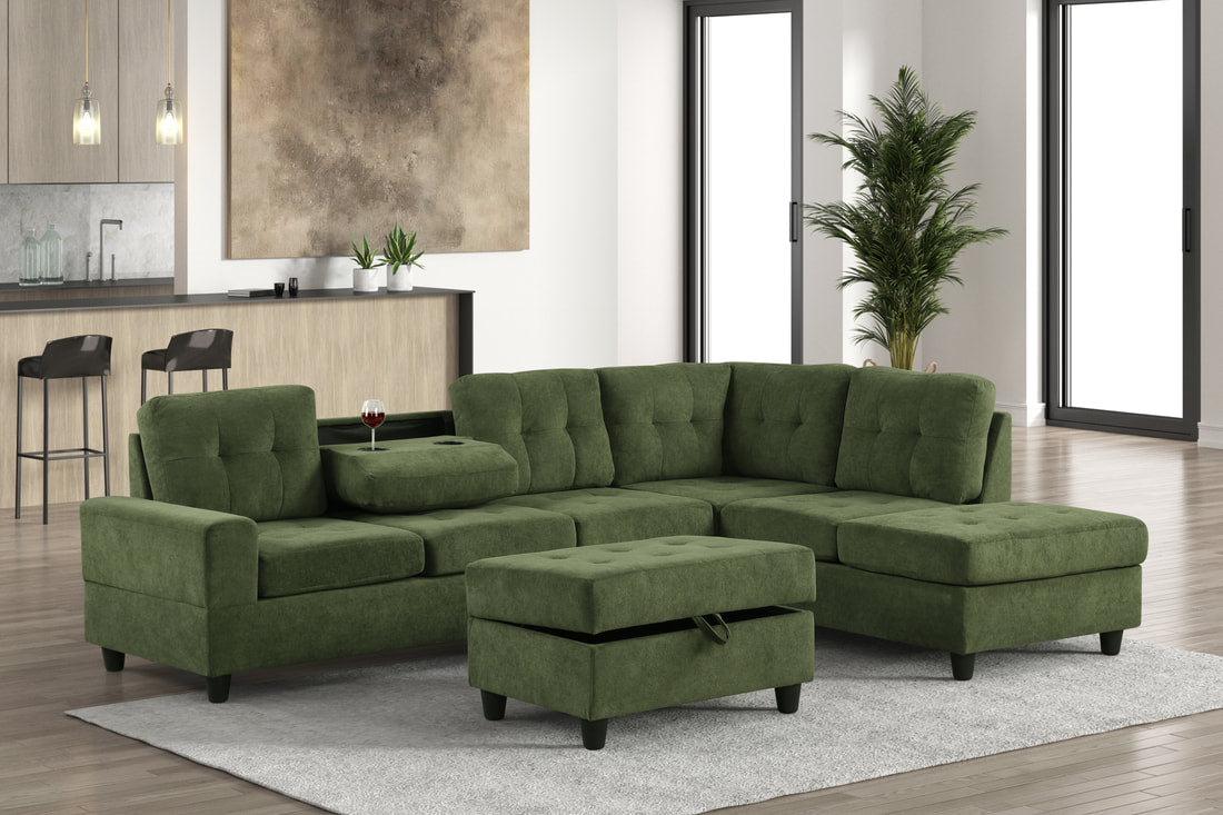 Rocket 2-Piece Sectional – Includes Free TV or Area Rug