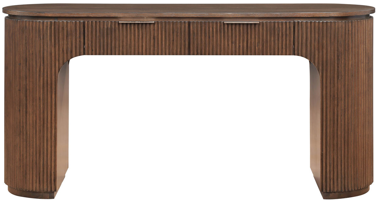 Astrid - Solid Wood And Oak Veneer Desk