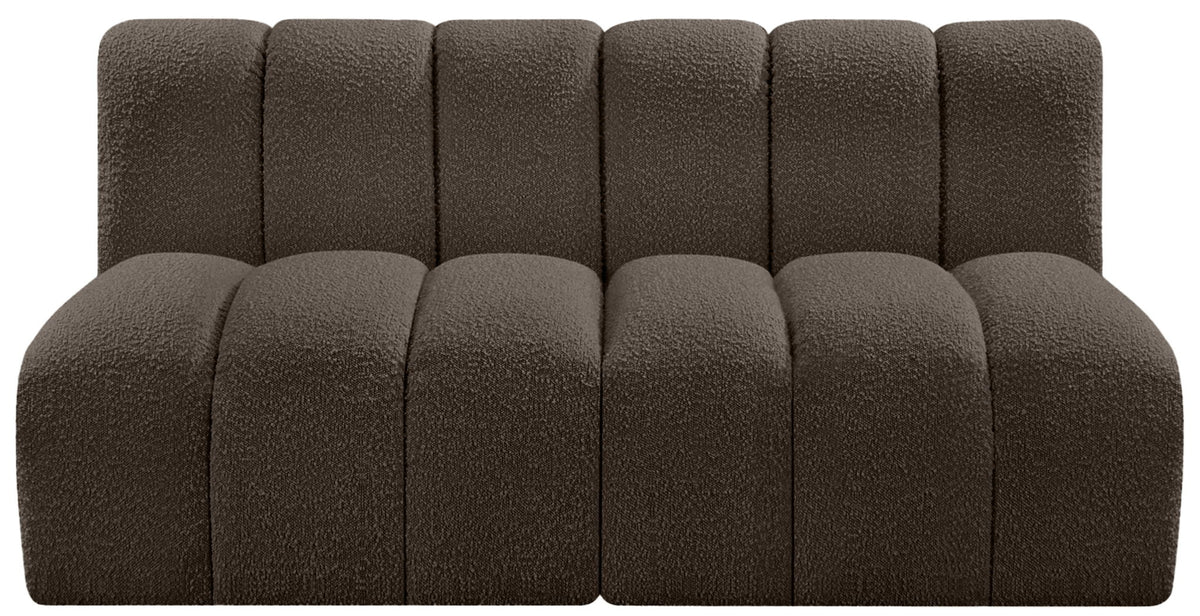 Arc - Boucle Fabric 2 Seats Modular Sofa