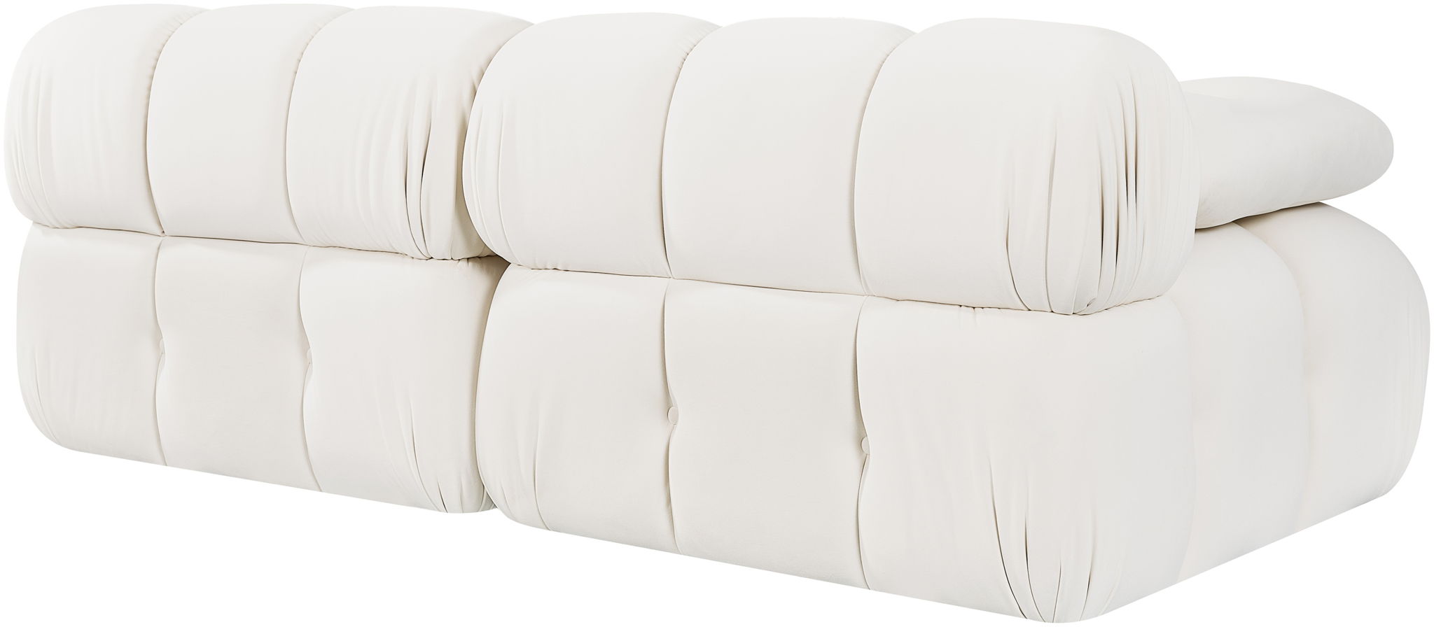 Orin - Velvet Performance Fabric Upholstered 2 Piece Modular Sofa