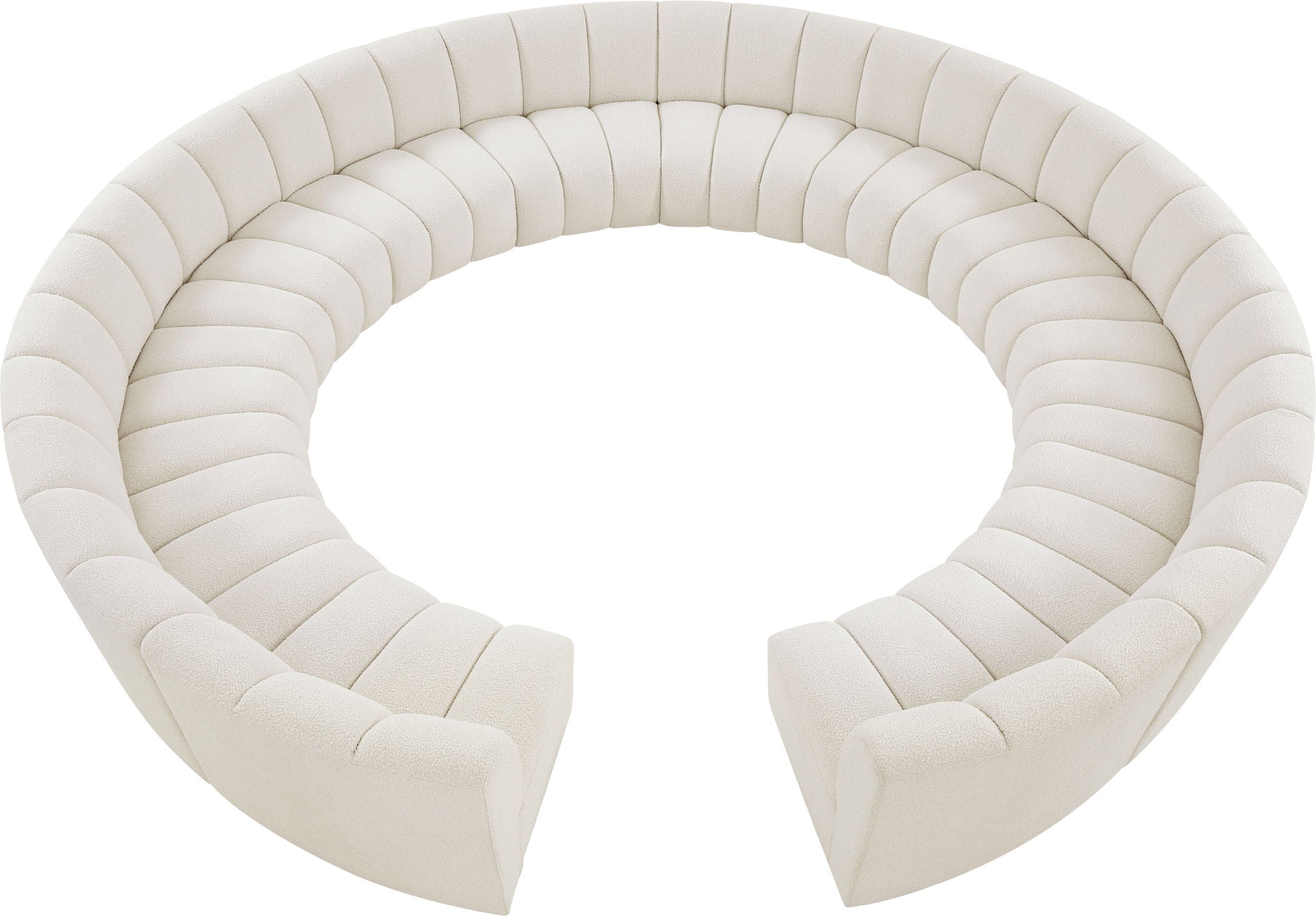 Infinity - 12 Piece Boucle Modular Sectional